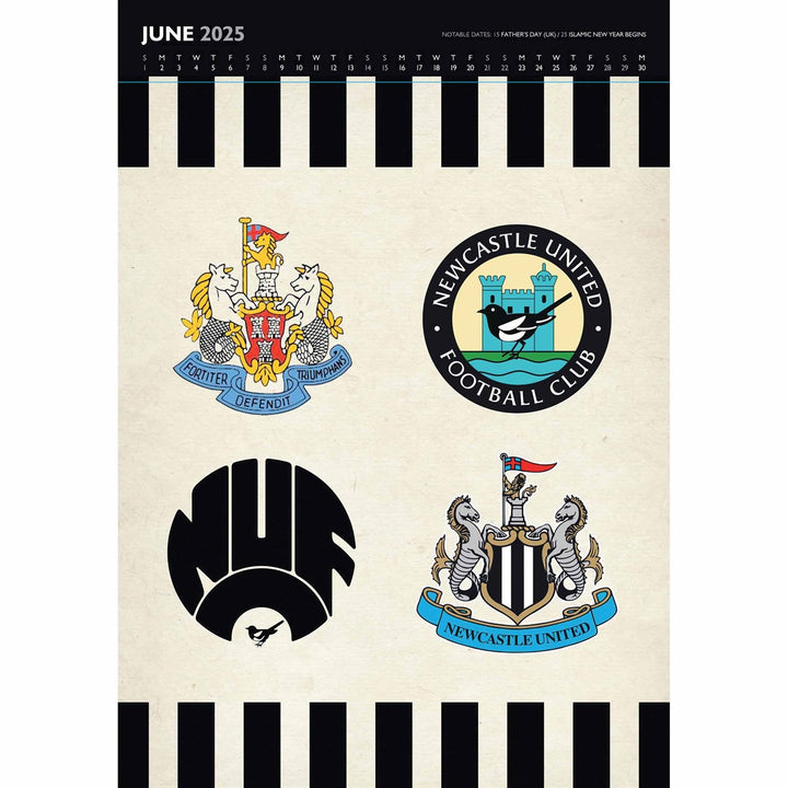 Newcastle United FC Deluxe Calendar 2025 by Football>Premier League>Newcastle United FC