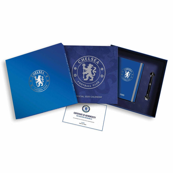 Chelsea FC Calendar & Diary Musical Gift Box 2025 by Football>Premier League>Chelsea FC