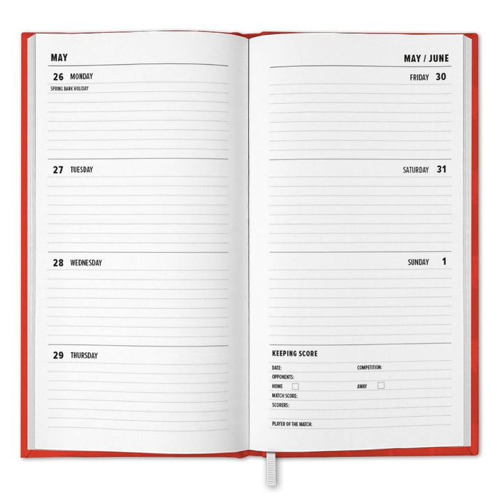 Manchester United FC Slim Diary 2025 by Football>Premier League>Manchester United FC