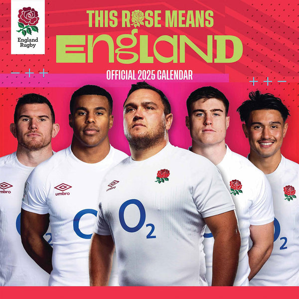 England RFU Square Calendar 2025