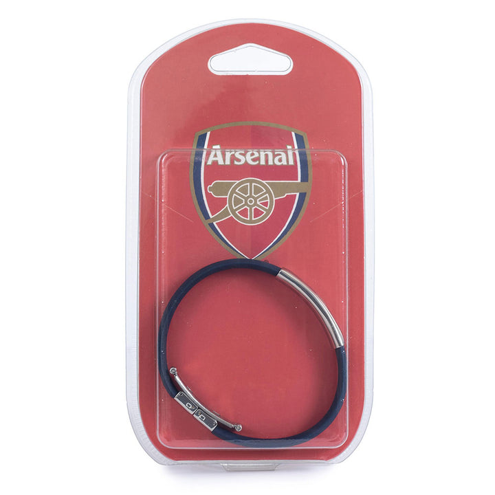 Arsenal FC Navy Silicone Bracelet by Football>Premier League>Arsenal FC