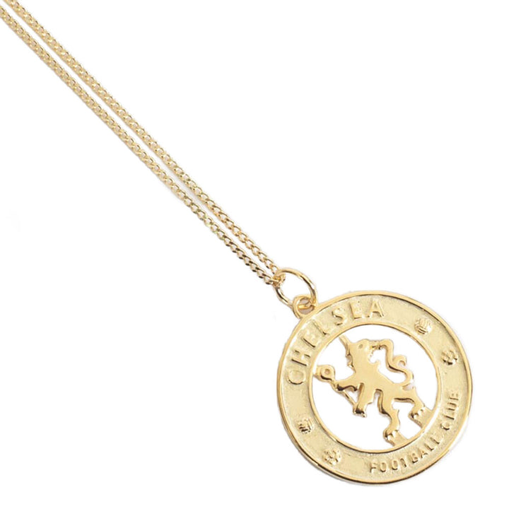 Chelsea FC 18ct Gold Plated on Silver Pendant & Chain by Football>Premier League>Chelsea FC