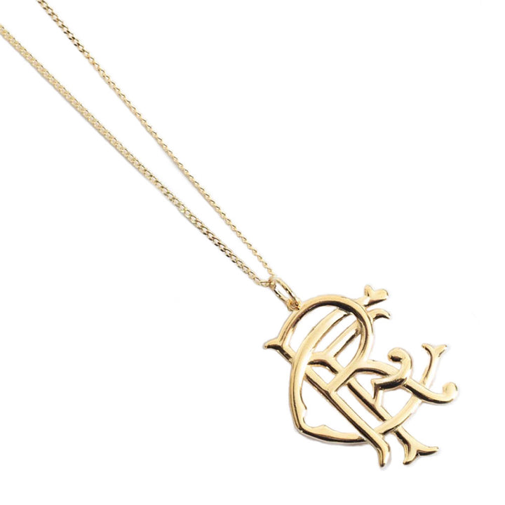 Rangers FC 18ct Gold Plated on Silver Pendant & Chain by Football>European Leagues>Rangers FC