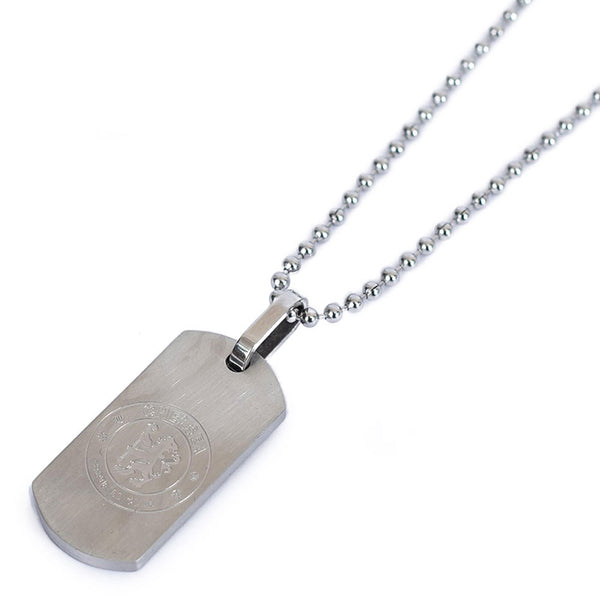 Chelsea FC Matt Finish Dog Tag & Chain