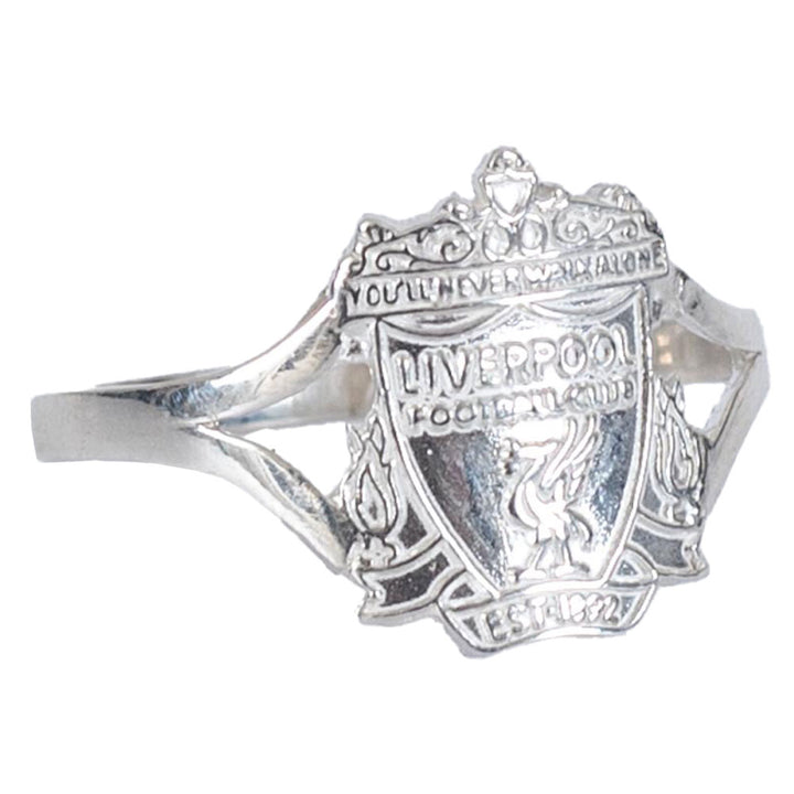 Liverpool FC Sterling Silver Split Shank Ring Medium by Football>Premier League>Liverpool FC