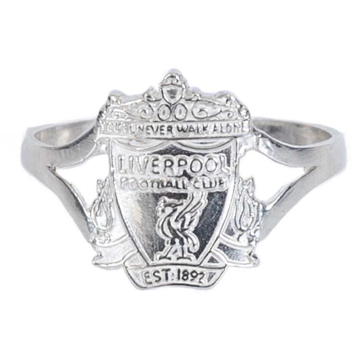 Liverpool FC Sterling Silver Split Shank Ring Medium by Football>Premier League>Liverpool FC