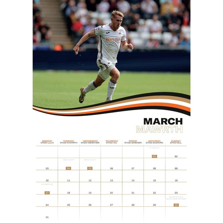 Swansea City AFC A3 Calendar 2025 by Football>Football League>Swansea City AFC