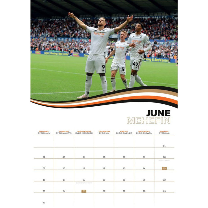 Swansea City AFC A3 Calendar 2025 by Football>Football League>Swansea City AFC