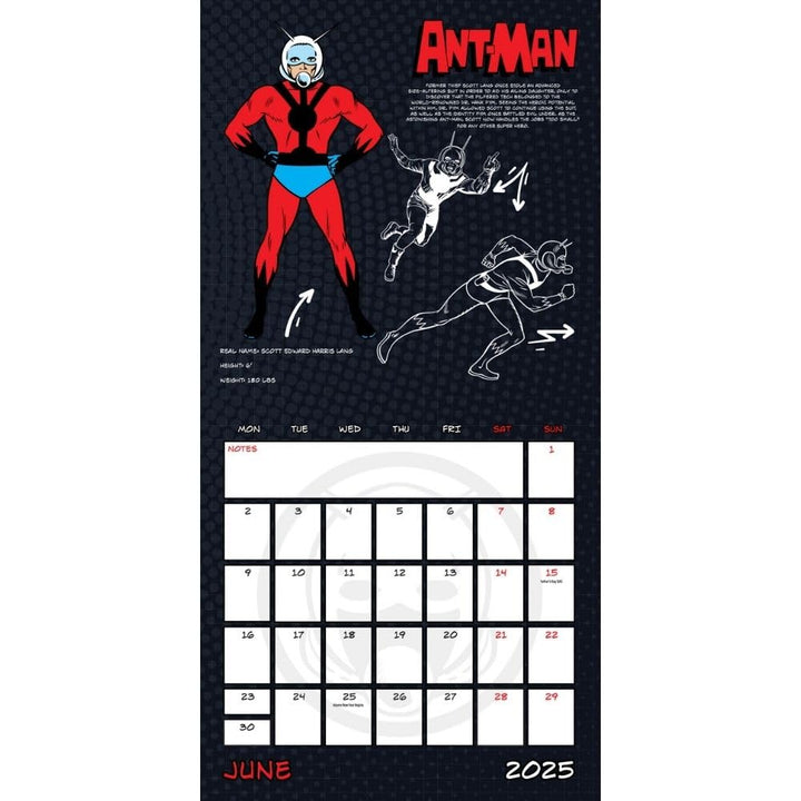 Marvel Comics Square Calendar 2025 by Entertainment>Movies>Marvel