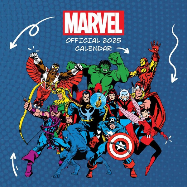 Marvel Comics Square Calendar 2025 by Entertainment>Movies>Marvel