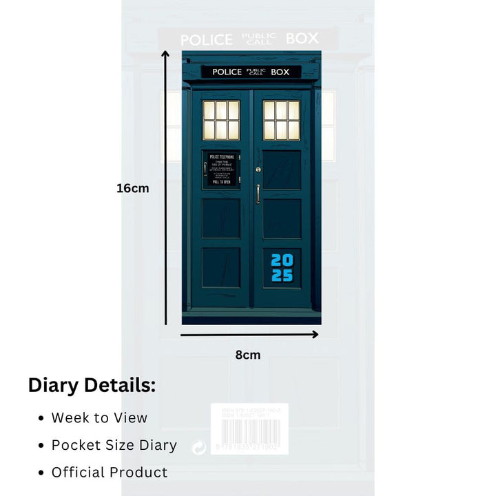 Doctor Who Slim Diary 2025 by Entertainment>TV Series>Doctor Who