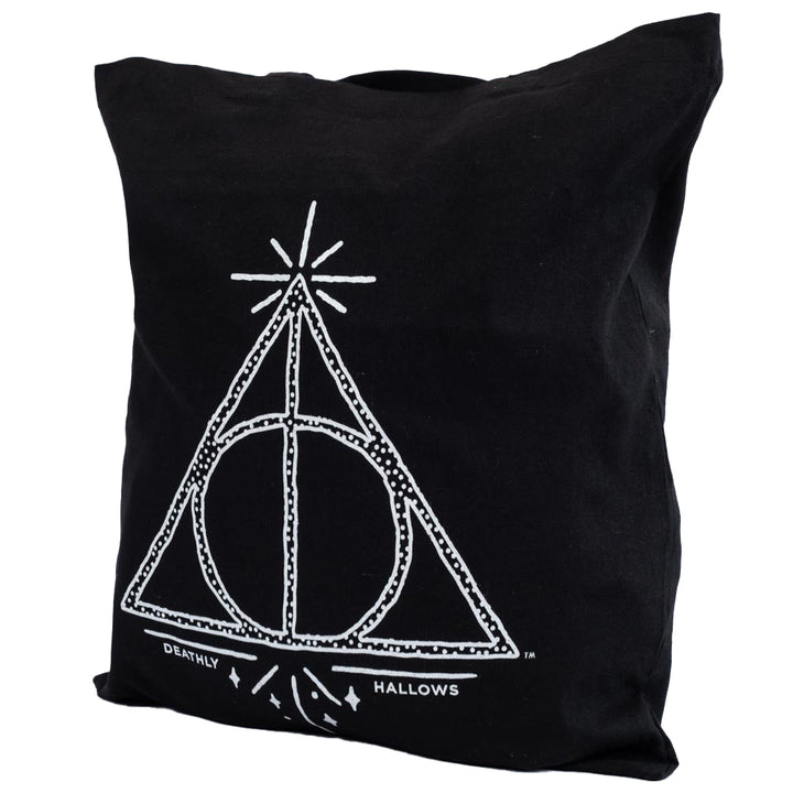 Harry Potter Deathly Hallows Canvas Tote Bag by Entertainment>Movies>Harry Potter