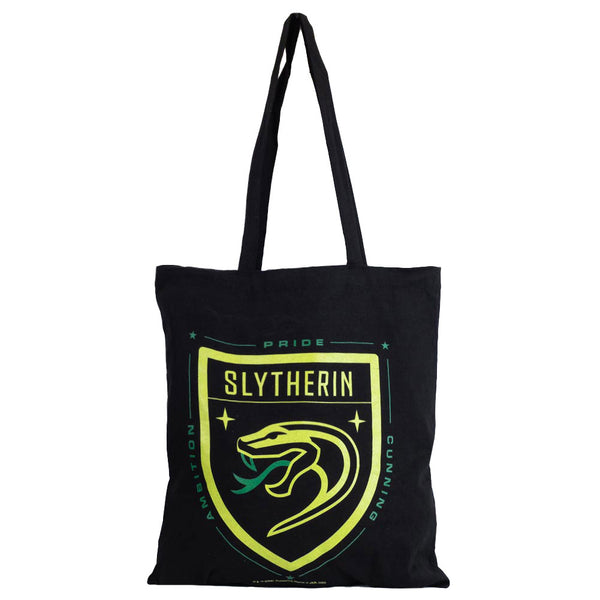 Harry Potter Slytherin Canvas Tote Bag by Entertainment>Movies>Harry Potter