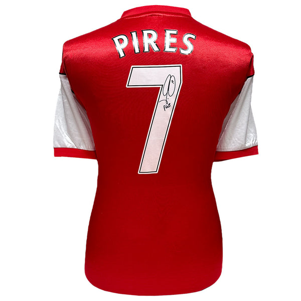 Arsenal FC Pires Signed Shirt by Football>Premier League>Arsenal FC