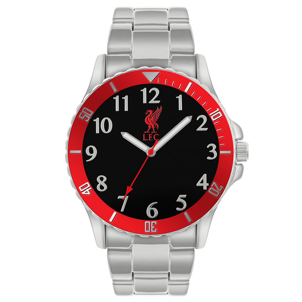 Liverpool FC Mens Red & Silver Bracelet Watch