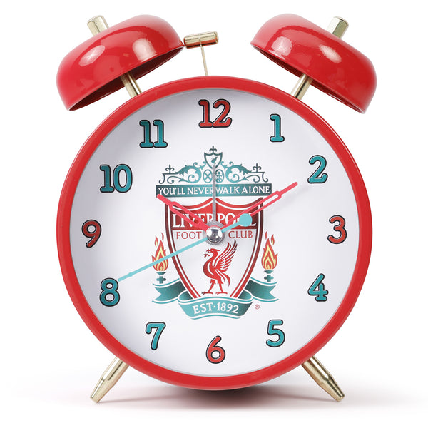 Liverpool FC Twin Bell Alarm Clock by Football>Premier League>Liverpool FC