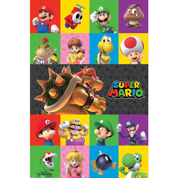 Super Mario Characters Poster 227 by Entertainment>Gaming>Super Mario