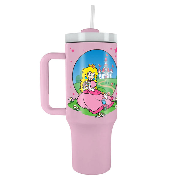 Super Mario Princess Peach 40oz Tumbler by Entertainment>Gaming>Super Mario