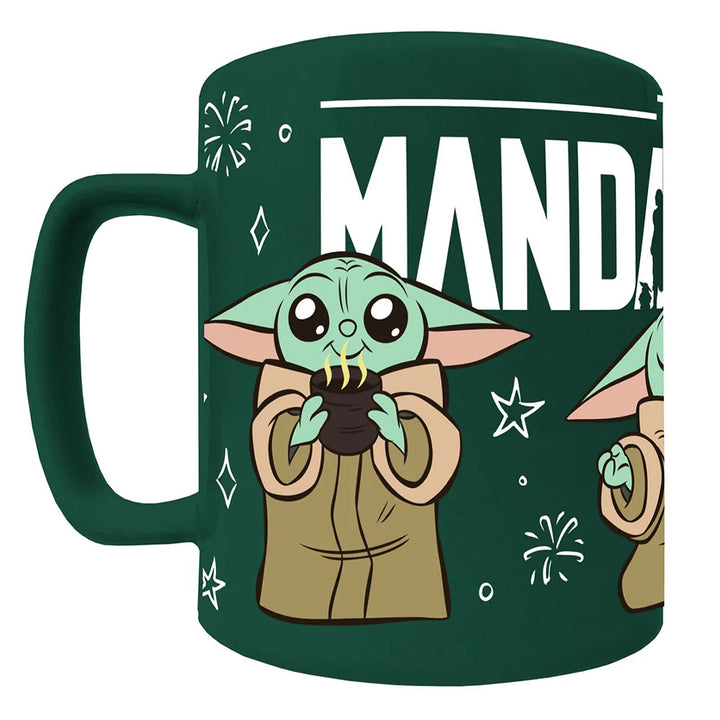 Star Wars: The Mandalorian Fuzzy Grogu Mug by Entertainment>TV Series>Star Wars: The Mandalorian