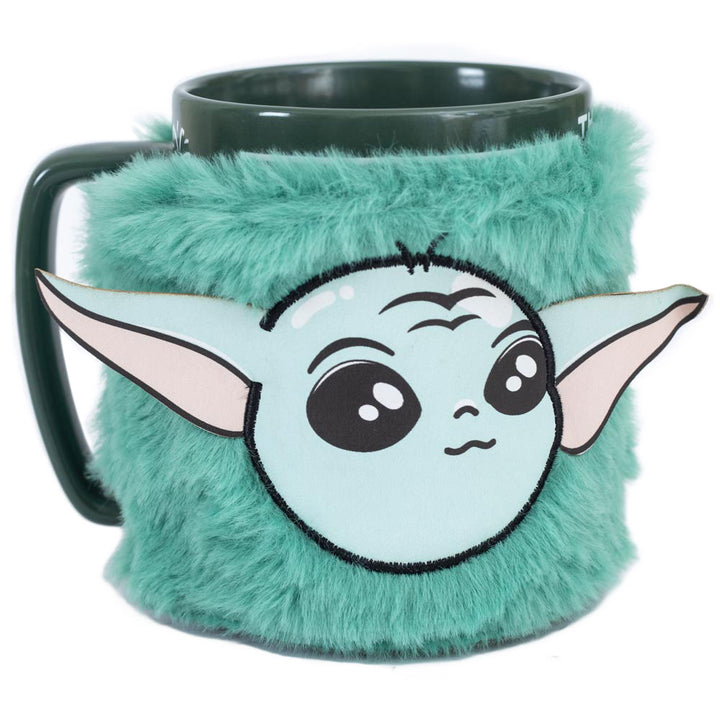 Star Wars: The Mandalorian Fuzzy Grogu Mug by Entertainment>TV Series>Star Wars: The Mandalorian