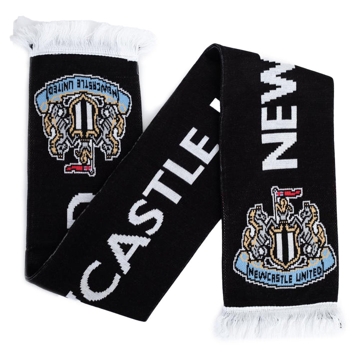 Newcastle United FC Crest Scarf by Football>Premier League>Newcastle United FC