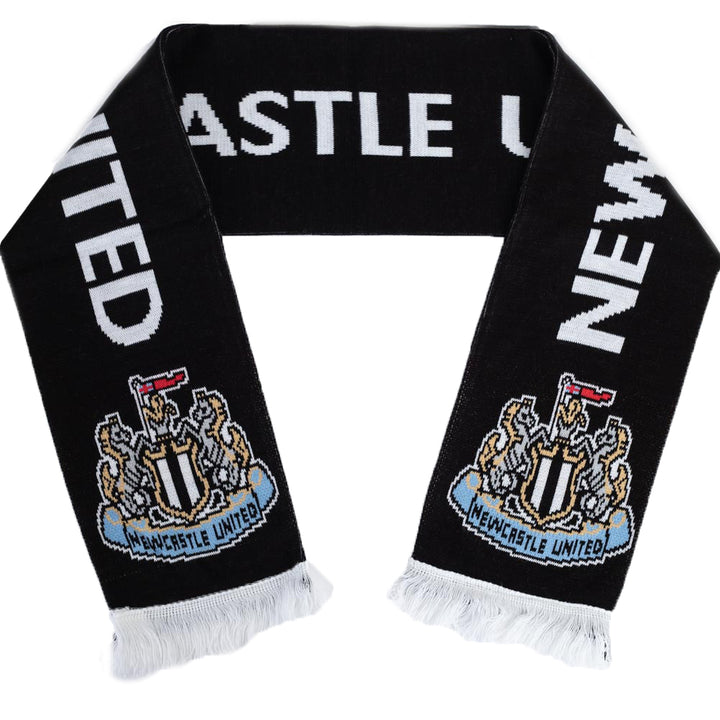 Newcastle United FC Crest Scarf by Football>Premier League>Newcastle United FC