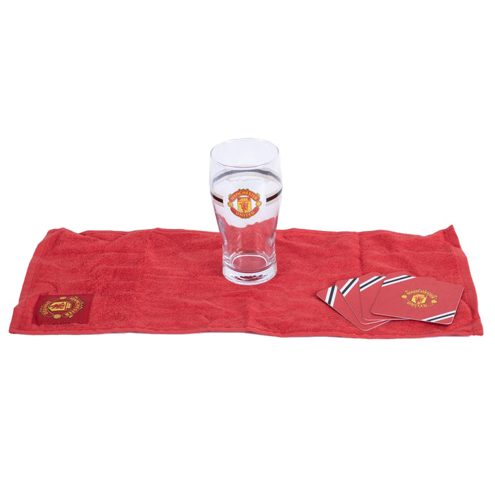 Manchester United FC Core Stripe Mini Bar Set by Football>Premier League>Manchester United FC