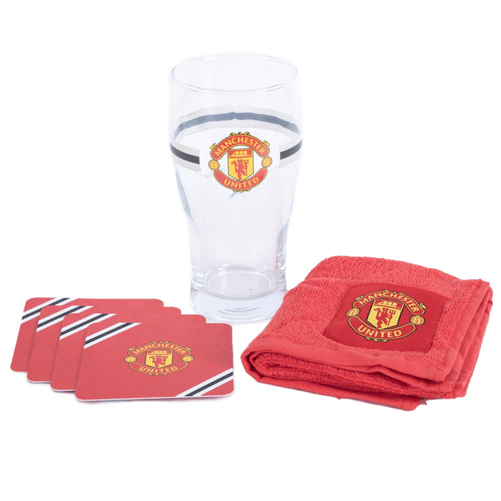 Manchester United FC Core Stripe Mini Bar Set by Football>Premier League>Manchester United FC