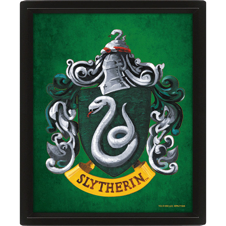 Harry Potter Slytherin Framed 3D Picture by Entertainment>Movies>Harry Potter