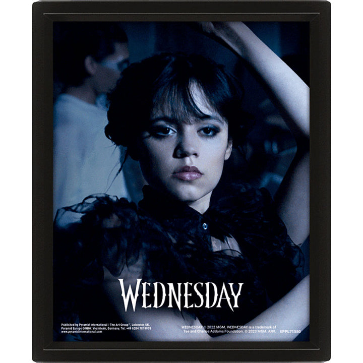 Wednesday Goo Goo Muck Framed 3D Picture by Entertainment>TV Series>Wednesday