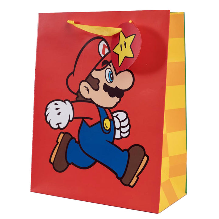 Super Mario Medium Gift Bag by Entertainment>Gaming>Super Mario