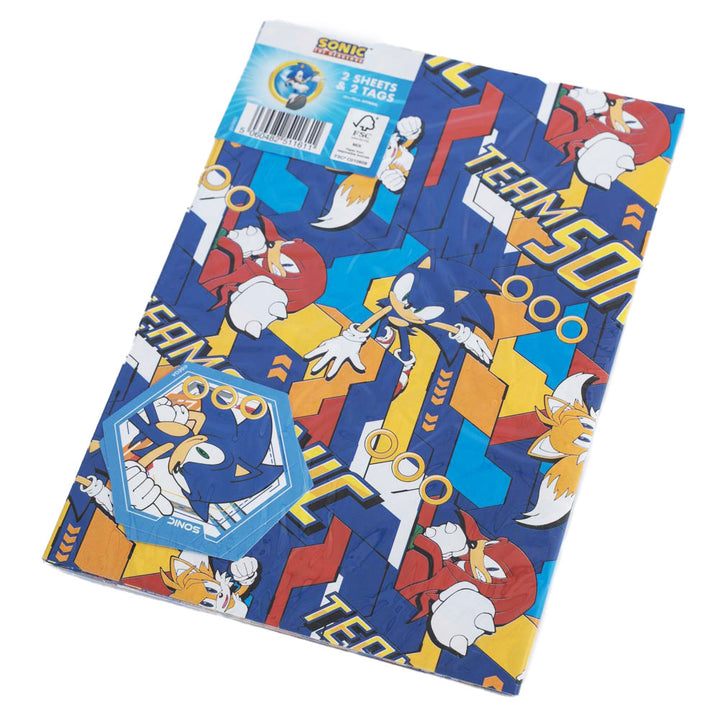 Sonic The Hedgehog Gift Wrap by Entertainment>Gaming>Sonic The Hedgehog