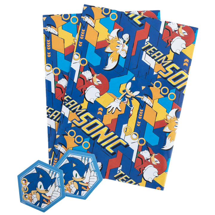 Sonic The Hedgehog Gift Wrap by Entertainment>Gaming>Sonic The Hedgehog