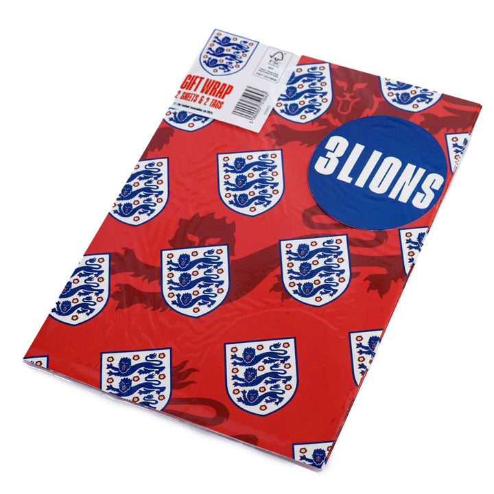 England FA Crest Gift Wrap by Football>International>England FA