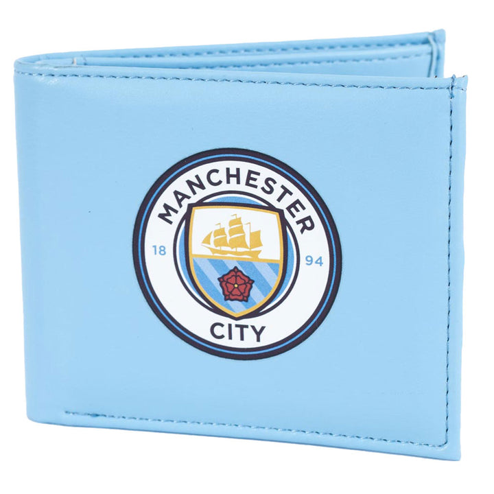 Manchester City FC Coloured PU Wallet by Football>Premier League>Manchester City FC