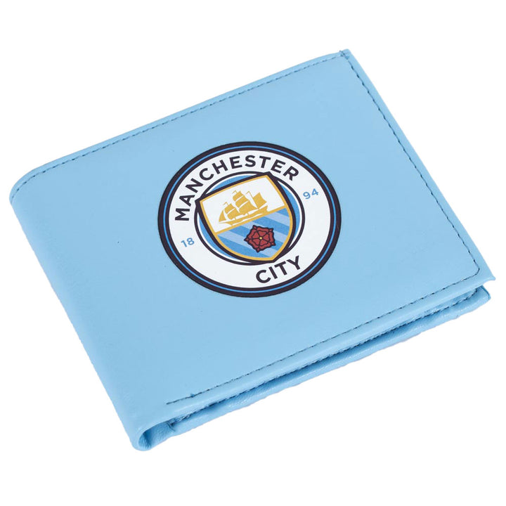 Manchester City FC Coloured PU Wallet by Football>Premier League>Manchester City FC