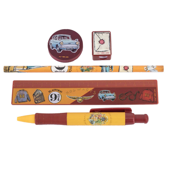 Harry Potter 5pc Stationery Set by Entertainment>Movies>Harry Potter