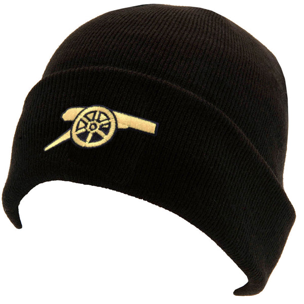 Arsenal FC Black Cuff Beanie by Football>Premier League>Arsenal FC