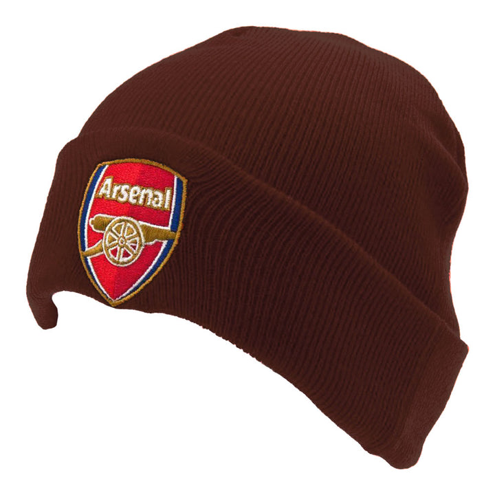 Arsenal FC Maroon Cuff Beanie by Football>Premier League>Arsenal FC