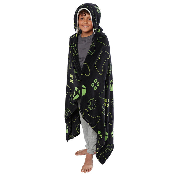 Xbox Youths Hooded Blanket by Entertainment>Gaming>Xbox