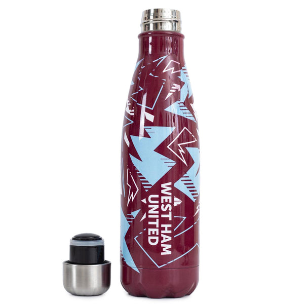 West Ham United FC Fragment Thermal Flask by Football>Premier League>West Ham United FC