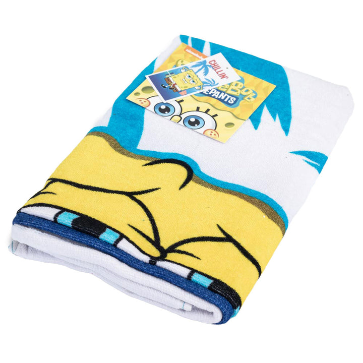 SpongeBob SquarePants Chillin Towel by Entertainment>TV Series>SpongeBob SquarePants