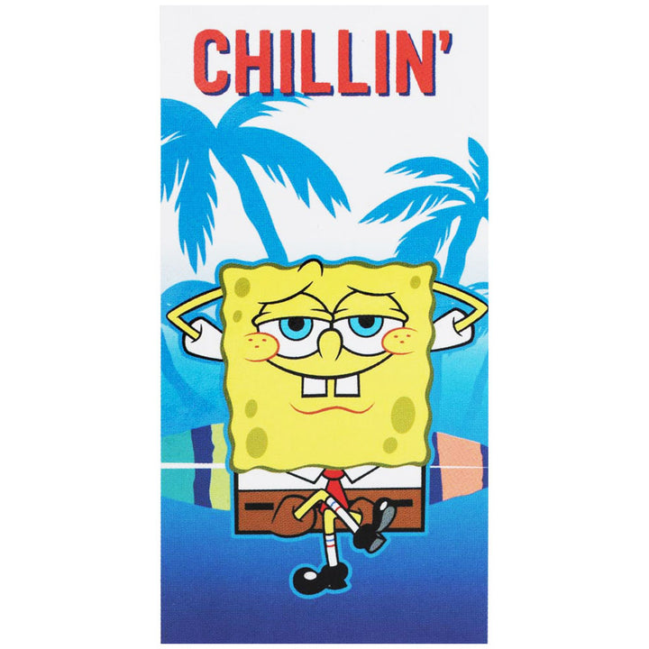 SpongeBob SquarePants Chillin Towel by Entertainment>TV Series>SpongeBob SquarePants