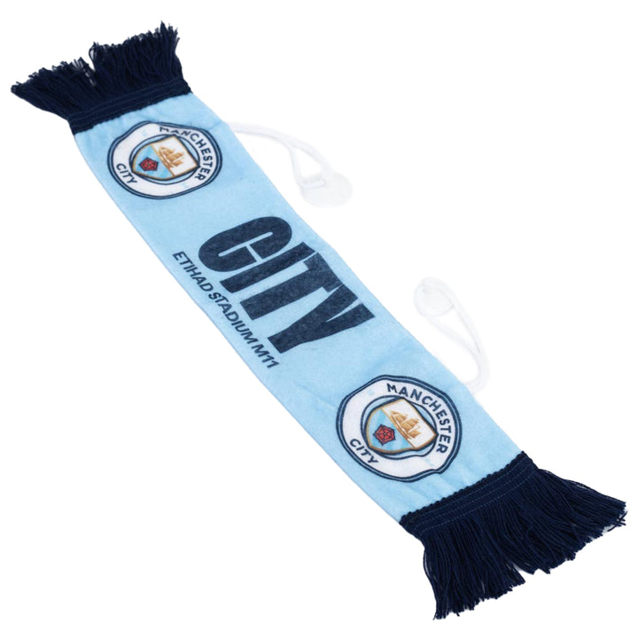 Manchester City FC Mini City Car Scarf by Football>Premier League>Manchester City FC