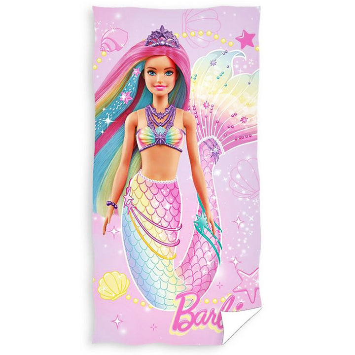 Barbie Mermaid Towel by Entertainment>Movies>Barbie