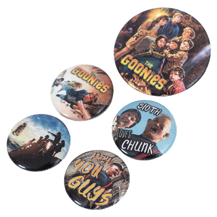 The Goonies Button Badge Set by Entertainment>Movies>The Goonies