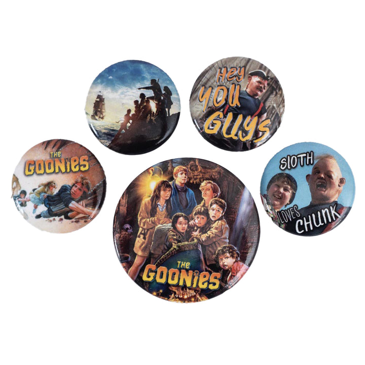 The Goonies Button Badge Set by Entertainment>Movies>The Goonies