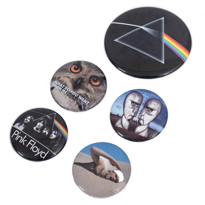 Pink Floyd Classic Button Badge Set by Entertainment>Music>Pink Floyd