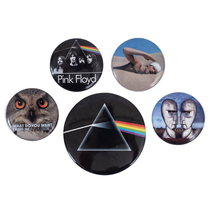 Pink Floyd Classic Button Badge Set by Entertainment>Music>Pink Floyd