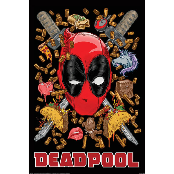 Deadpool Chimichanga Poster 210 by Entertainment>Movies>Deadpool